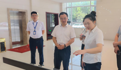 引领科技风尚    共创鲜丽将来——德阳市科技局辅导来我司参观领导！